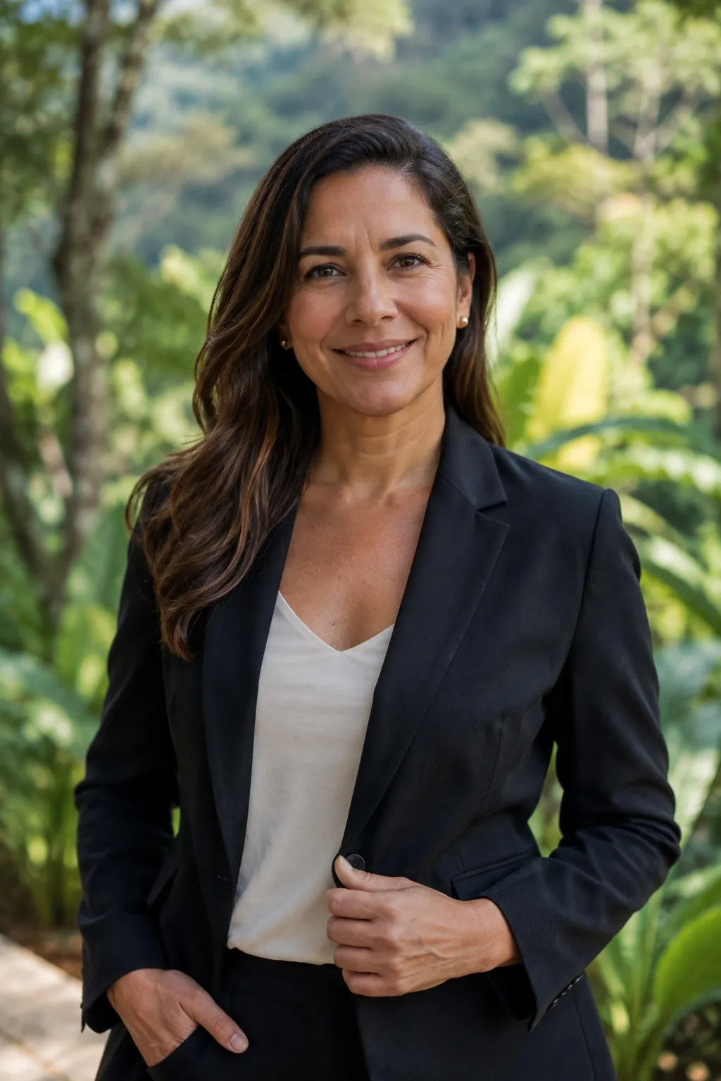 Retrato de María Fernanda Solís